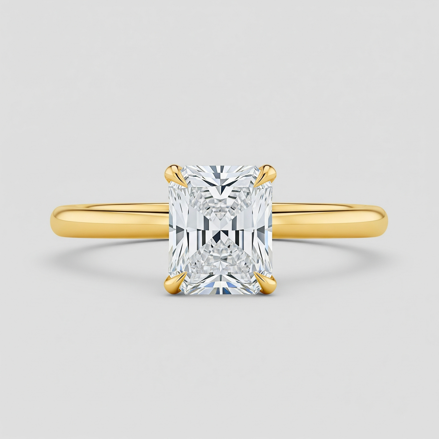 Solitaire radiant simple