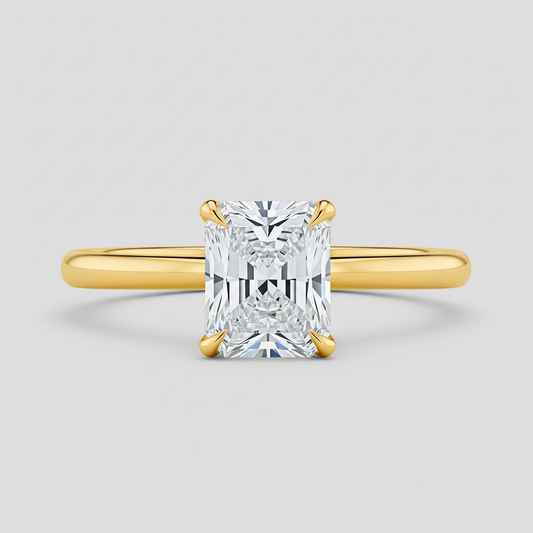 Solitaire radiant simple