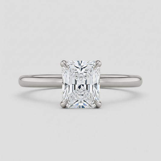 Solitaire radiant simple